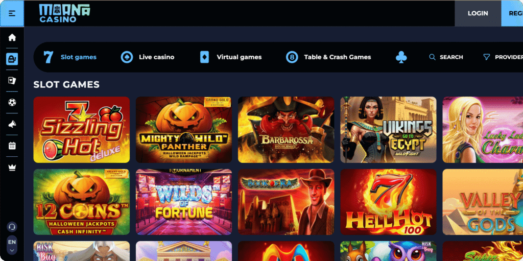 Moana Casino Games Lobby
