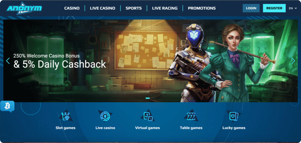 Anonym Bet Homepage