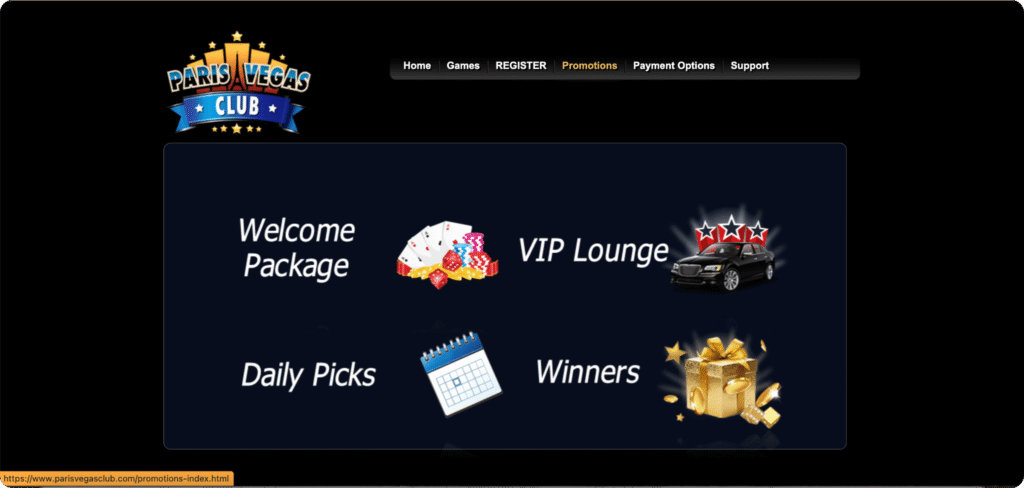 Paris Vegas Club Casino Promotions