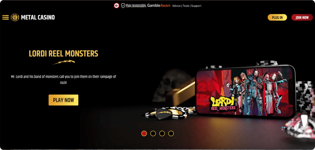Metal Casino Homepage