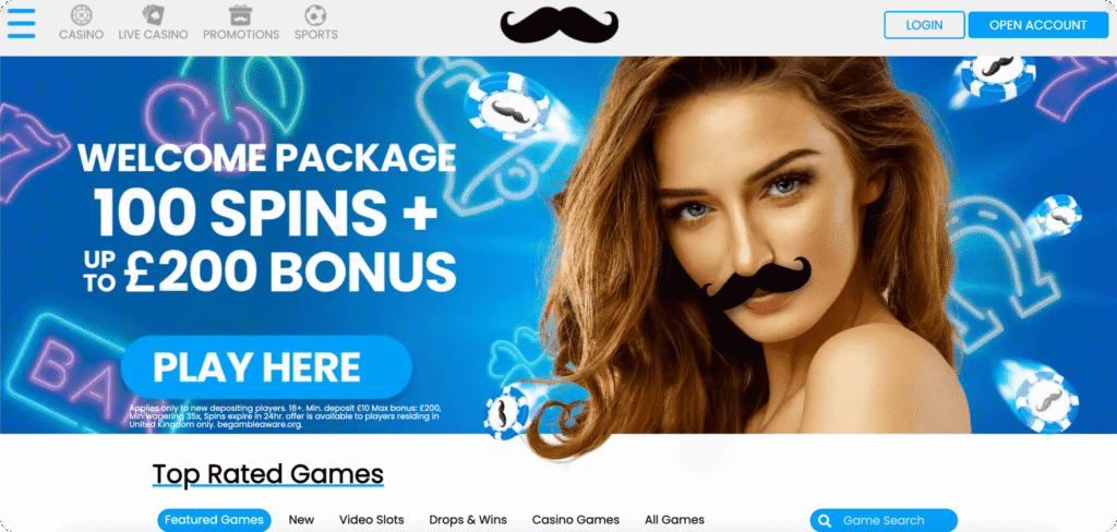 Mr Play Casino Homepage