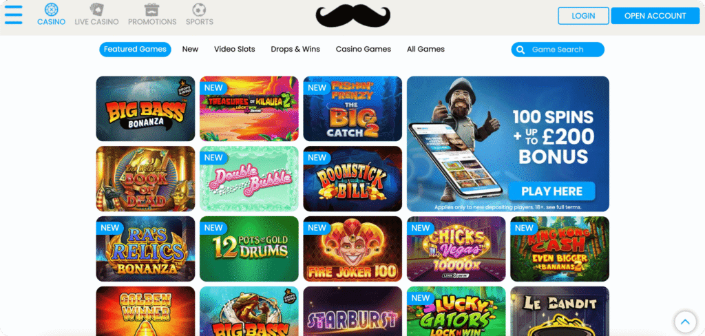 Mr Play Casino Slots Lobby