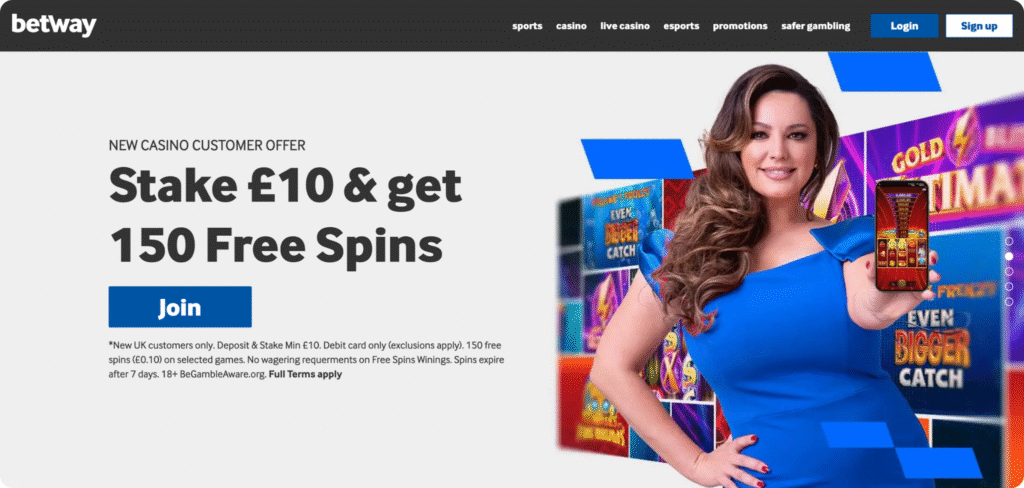 Betway Casino Slots Lobby