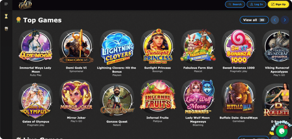 7Gold Casino Slots Lobby