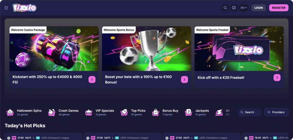 seriös Rizzio Casino bonus-spins bild