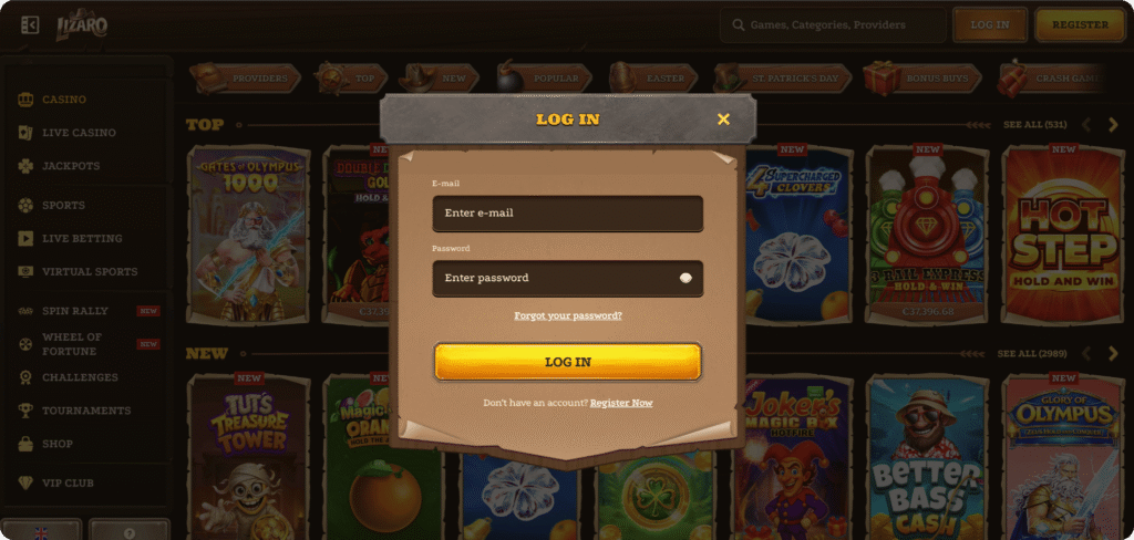 biggest Lizaro Casino new player bonus promotion in UK